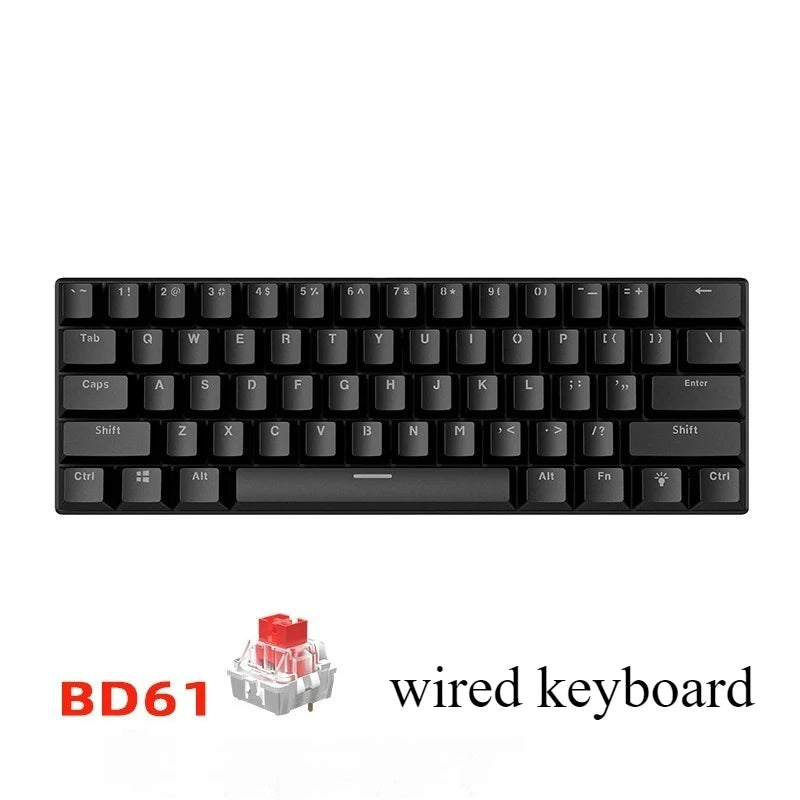 Teclado Mecánico Gaming 60% RGB