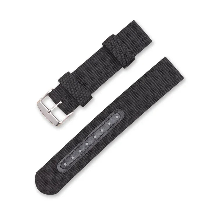 18mm 20mm 22mm 24mm Nylon Canvas Watch Band Woven Soft Belt Universal Bracelet for Men Women Sport Wrist Band